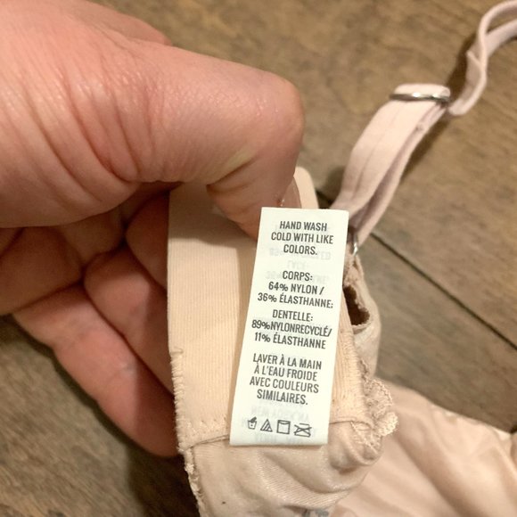 Aerie Real Sunnie Wireless Push Up Blossom Lace Bra - Picture 9 of 10